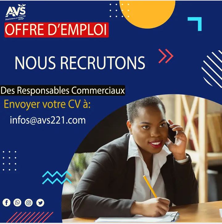 AVS recrute des Responsables Commerciaux