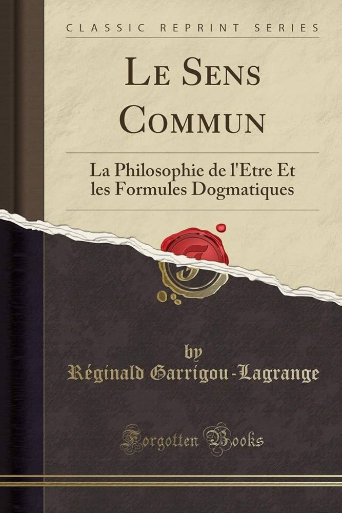 Philosophie et sens commun