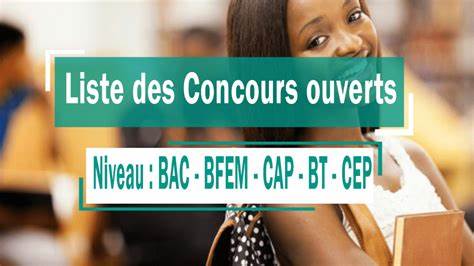 Liste et détails de tous les concours ouverts au Sénégal (Juin 2025)