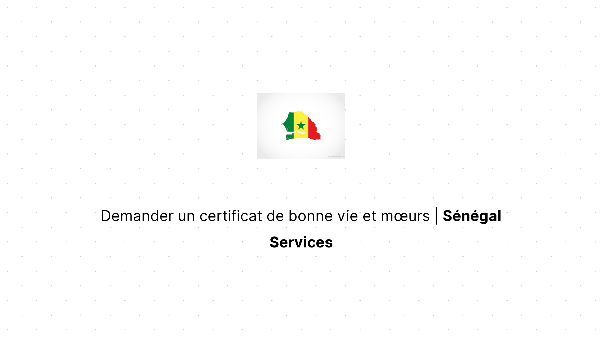 Concours CREM - Certificat de bonne vie et mœurs