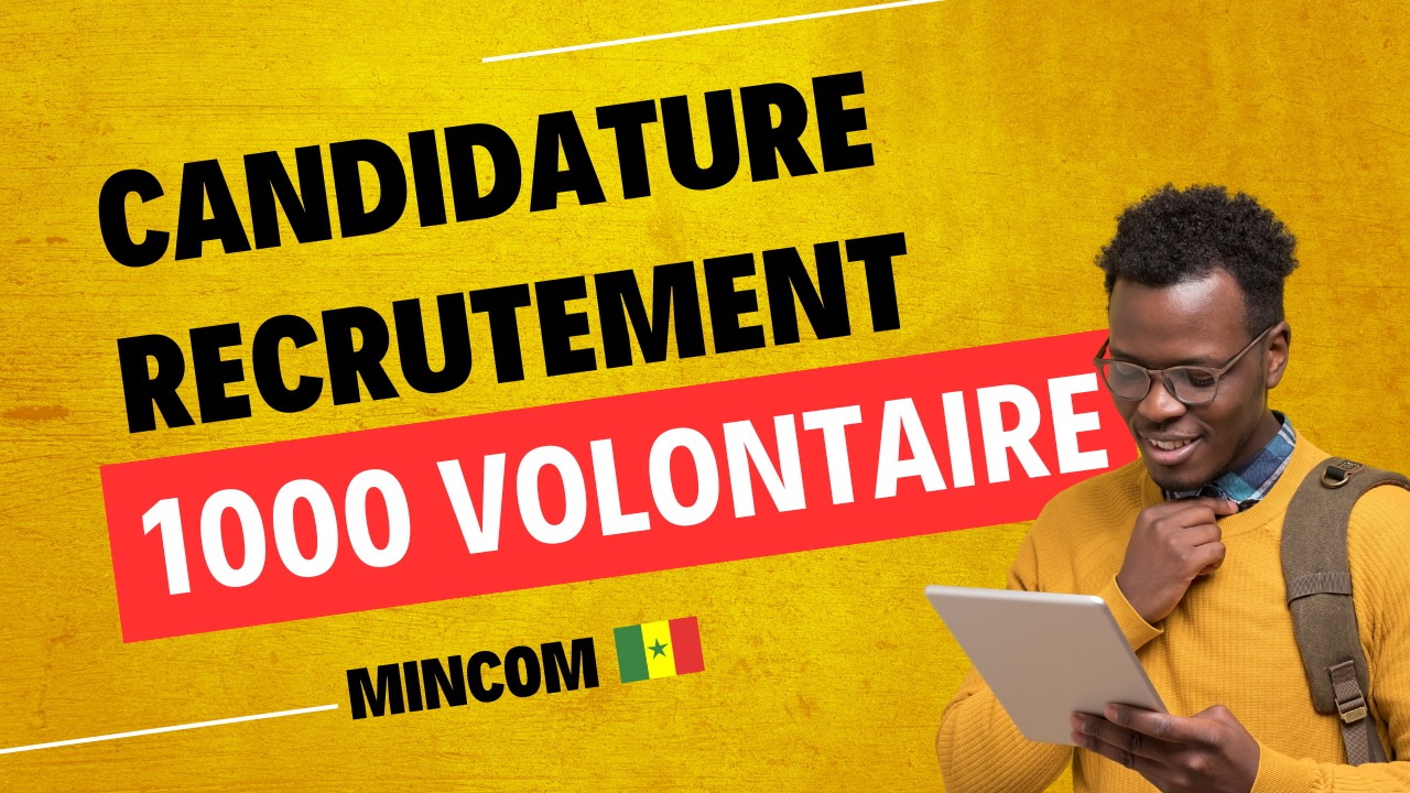Comment postuler pour le recrutement des 1000 volontaires du ministère du commerce
