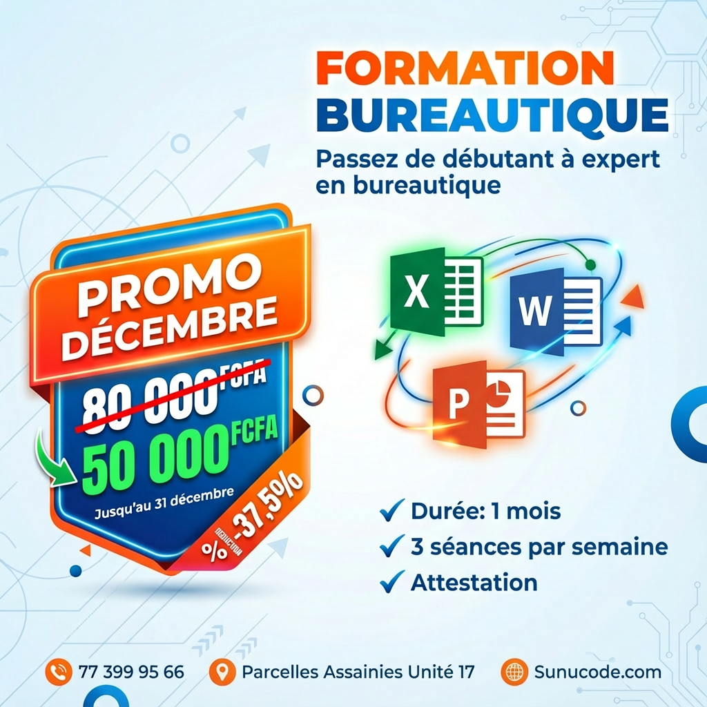 Pourquoi vous devez absolument vous former en Bureautique avant 2025 ?